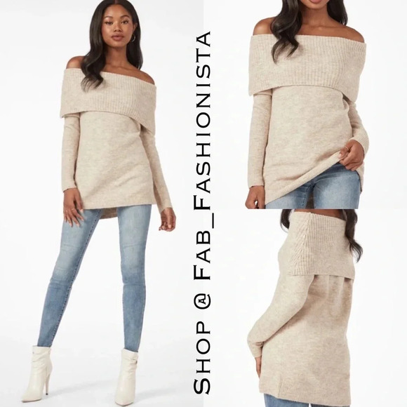 Oversized Plush soft cowl neck sweater NWT - Picture 1 of 6